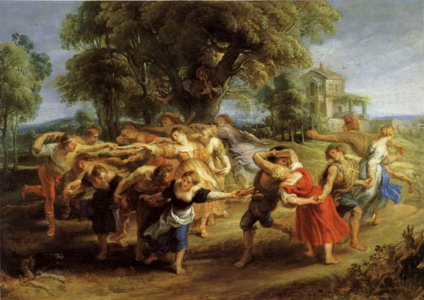 Peter Paul Rubens A Peasant Dance oil painting picture